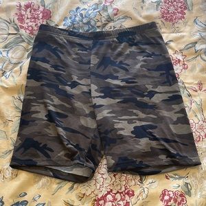 Camo spandex pants